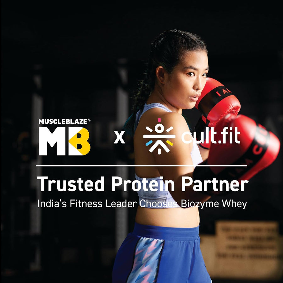 MuscleBlaze Biozyme Performance Whey | 2kg (56 Servings) | Magical Mango | 50% Higher Protein Absorption