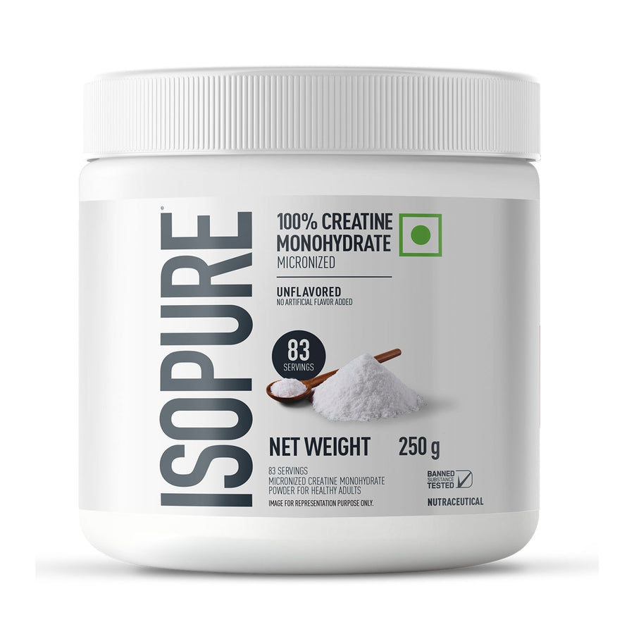 Isopure 100% Creatine Monohydrate Micronized 250g pack