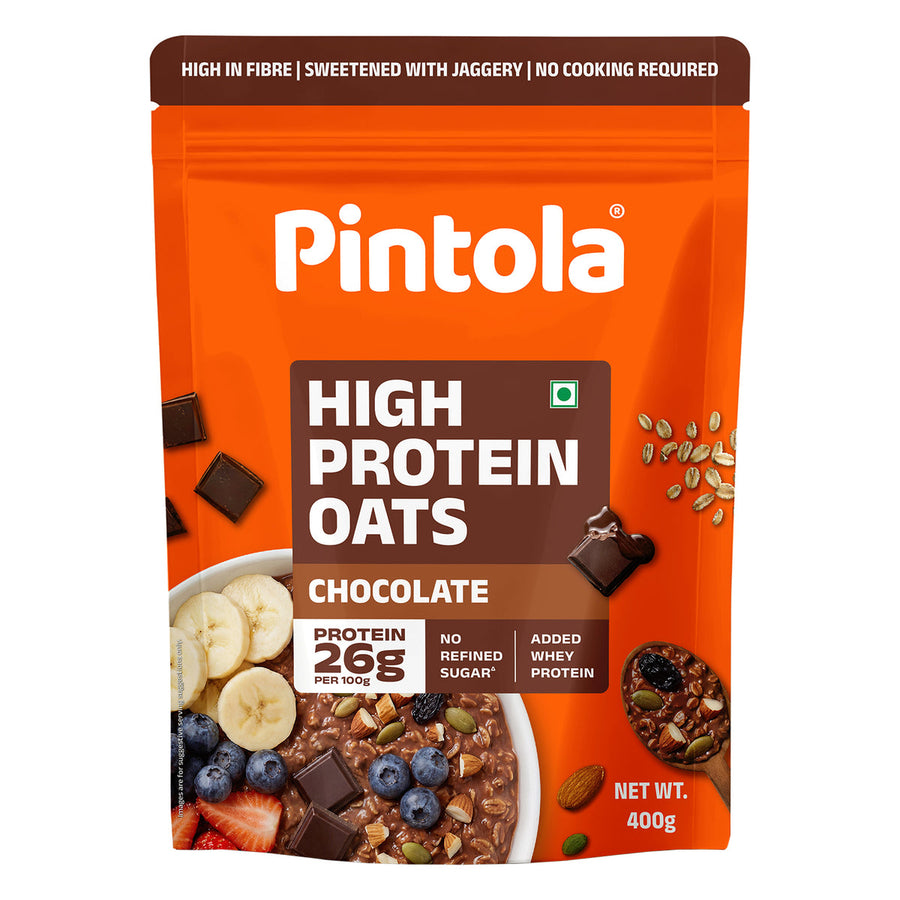 Pintola High Protein Dark Chocolate Oats pack