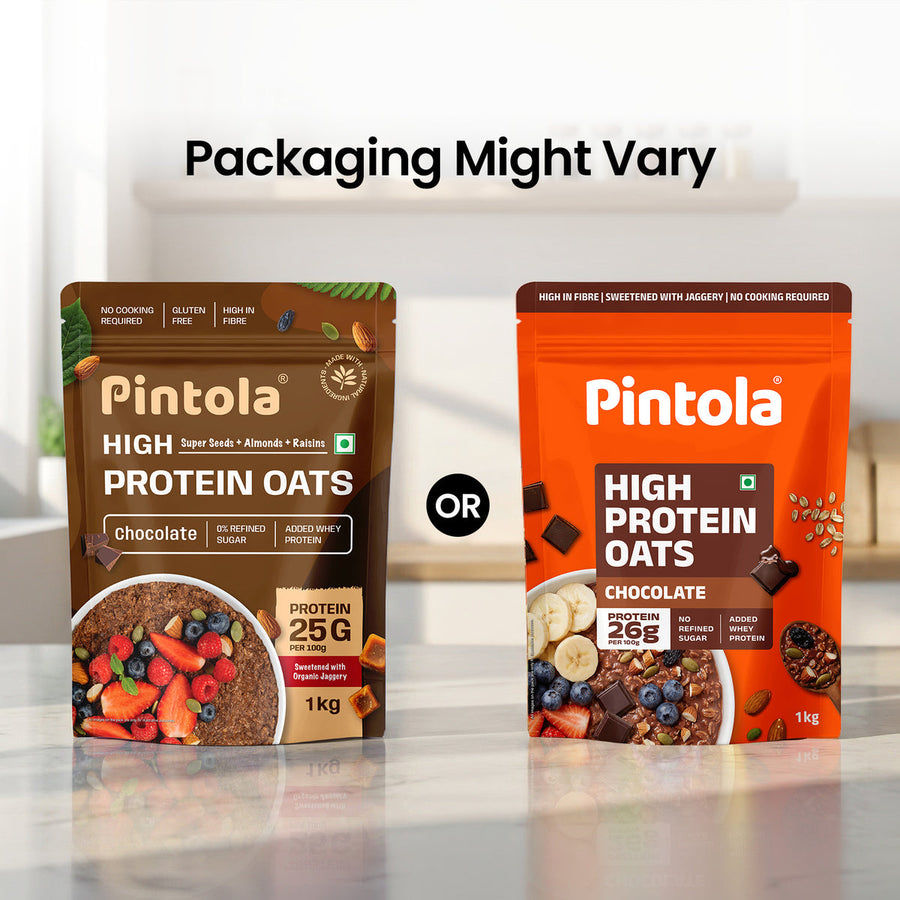 Pintola High Protein Dark Chocolate Oats - ingredients