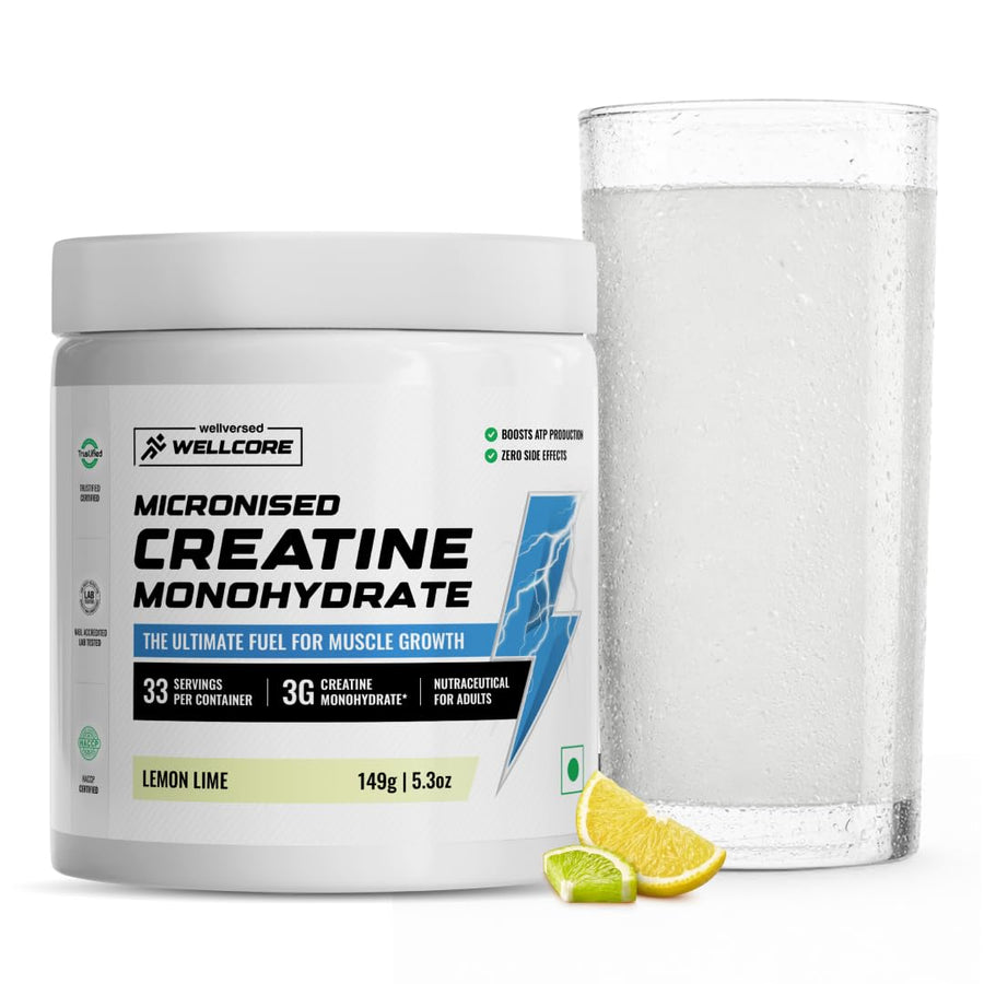 Wellcore Pure Micronised Creatine Powder – 33 Servings & 307g