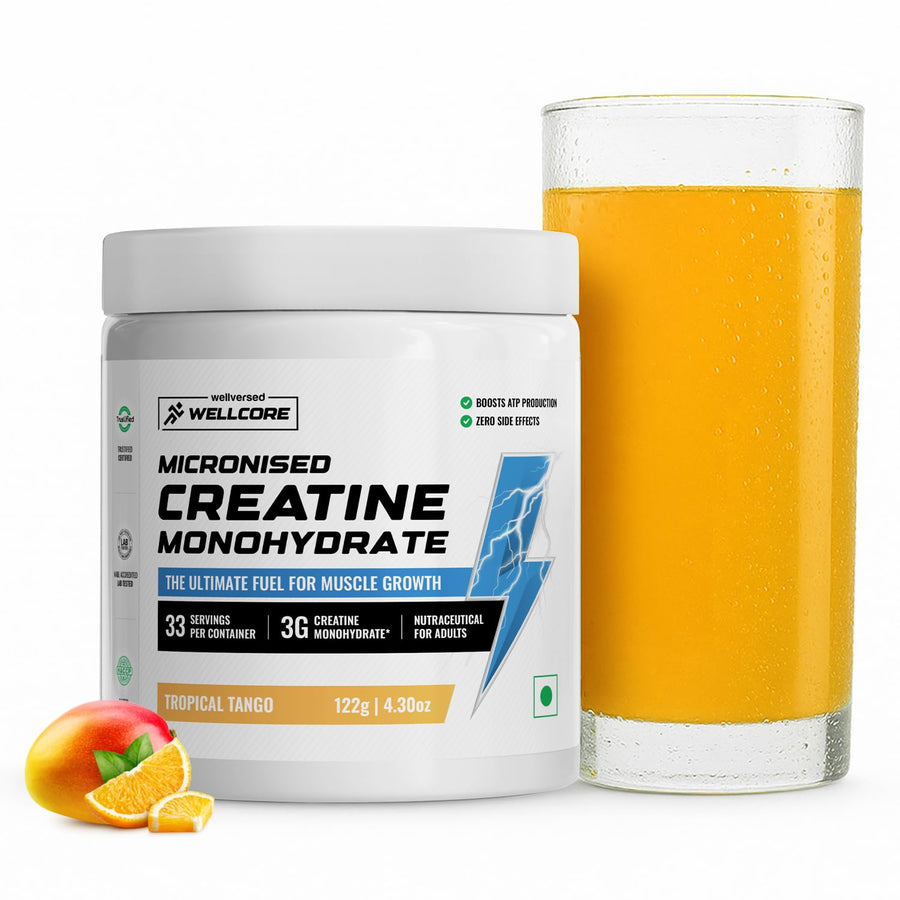 Wellcore Pure Micronised Creatine Powder – 33 Servings & 307g