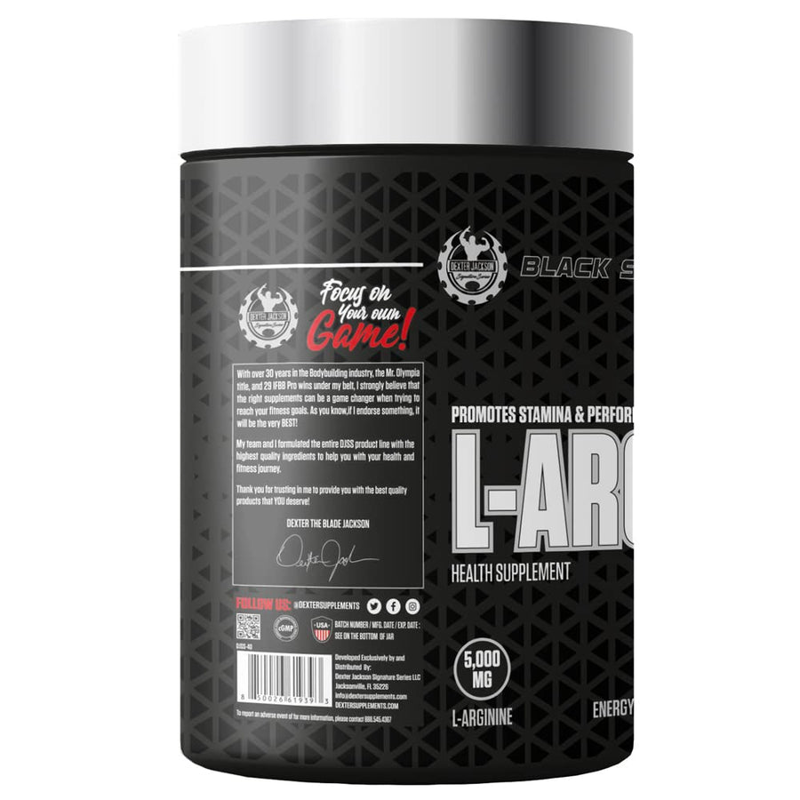 Dexter Jackson Signature Series Black Series L-Arginine 5000mg - 120 Tablets