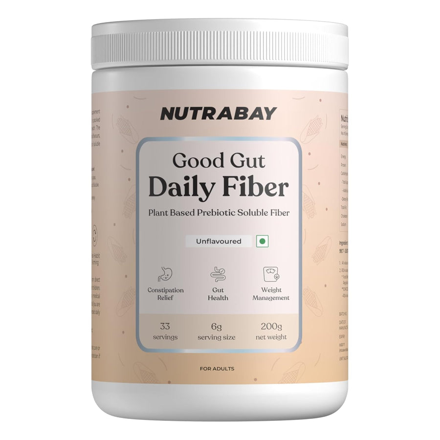 Nutrabay Good Gut Daily Fiber - Unflavoured - 200g