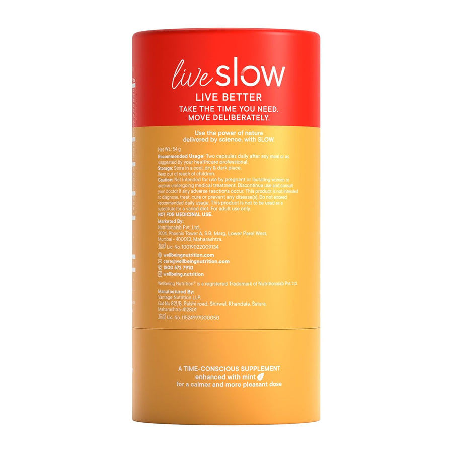 Wellbeing Nutrition Slow Multivitamin & Vegan Omega 3 for Women, Biotin, CoQ10, B-Complex, Iron, Zinc, Chromium, 60 Veg Capsules