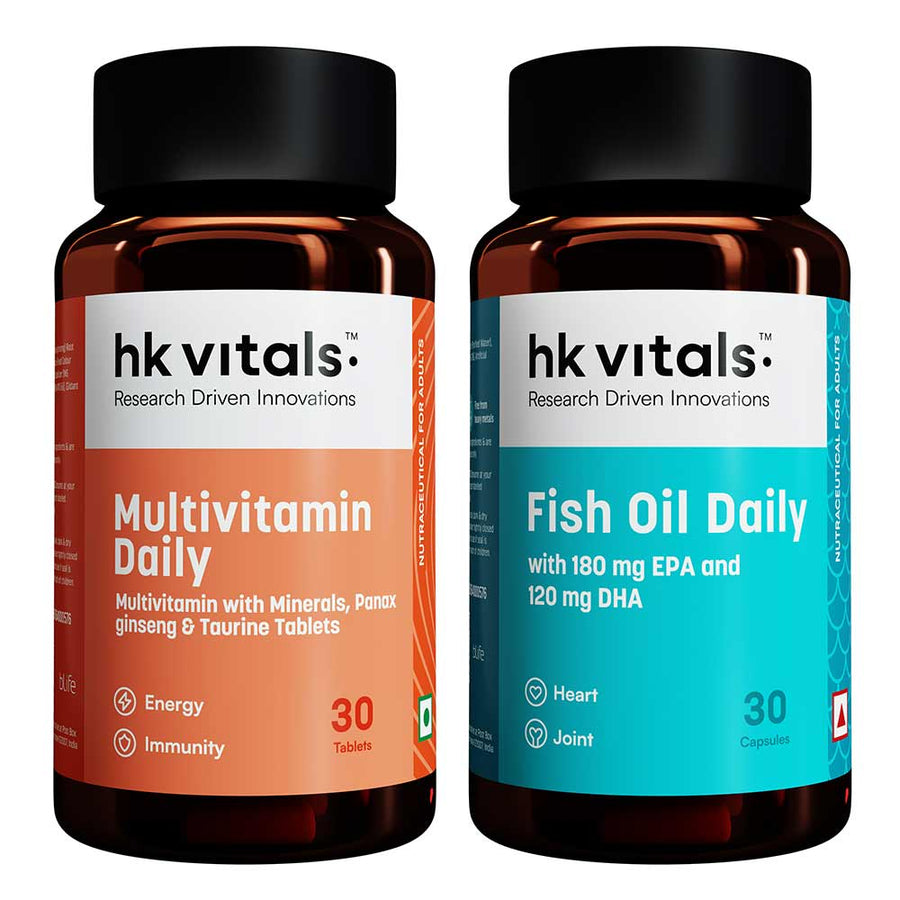 HK Vitals Fish Oil & Multivitamin Combo Pack